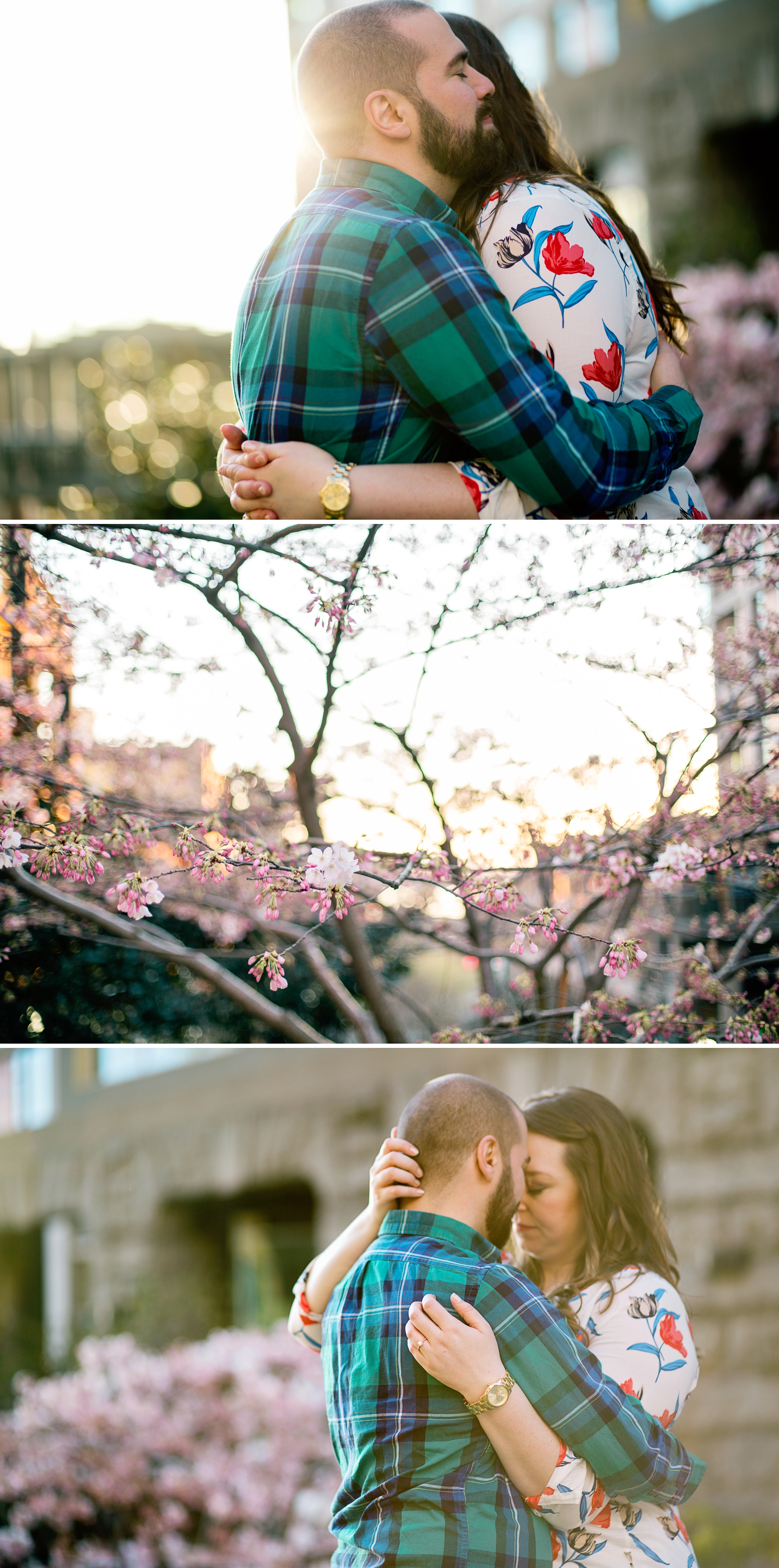 14-Spring-Cherry-Blossoms-Sunset-Engagement-Pictures-Harbor-Steps-Downtown-Seattle-Photographer-Wedding-Photography-by-Betty-Elaine