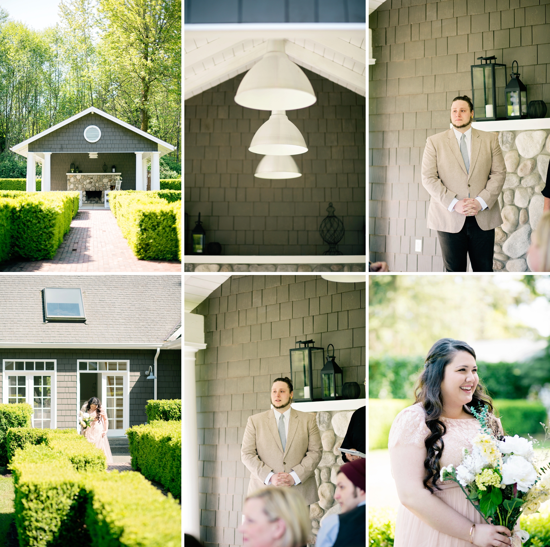 7-Backyard-Elopement-Woodinville-Seattle-Garden-Ceremony-Groom-Bride-Aisle-Photographer-Wedding-Photography-by-Betty-Elaine
