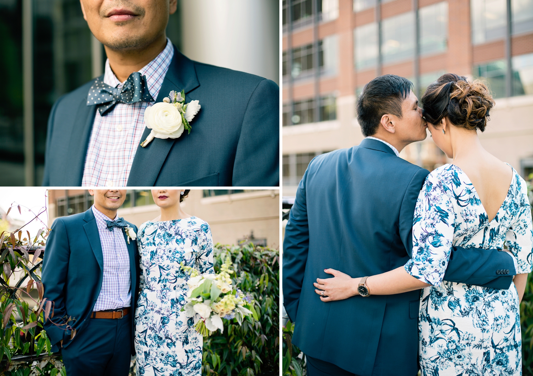 11-Bride-Groom-boutonniere-King-Street-Staion-Pioneer-Square-Seattle-Wedding-Day-Photographer-Photography-by-Betty-Elaine