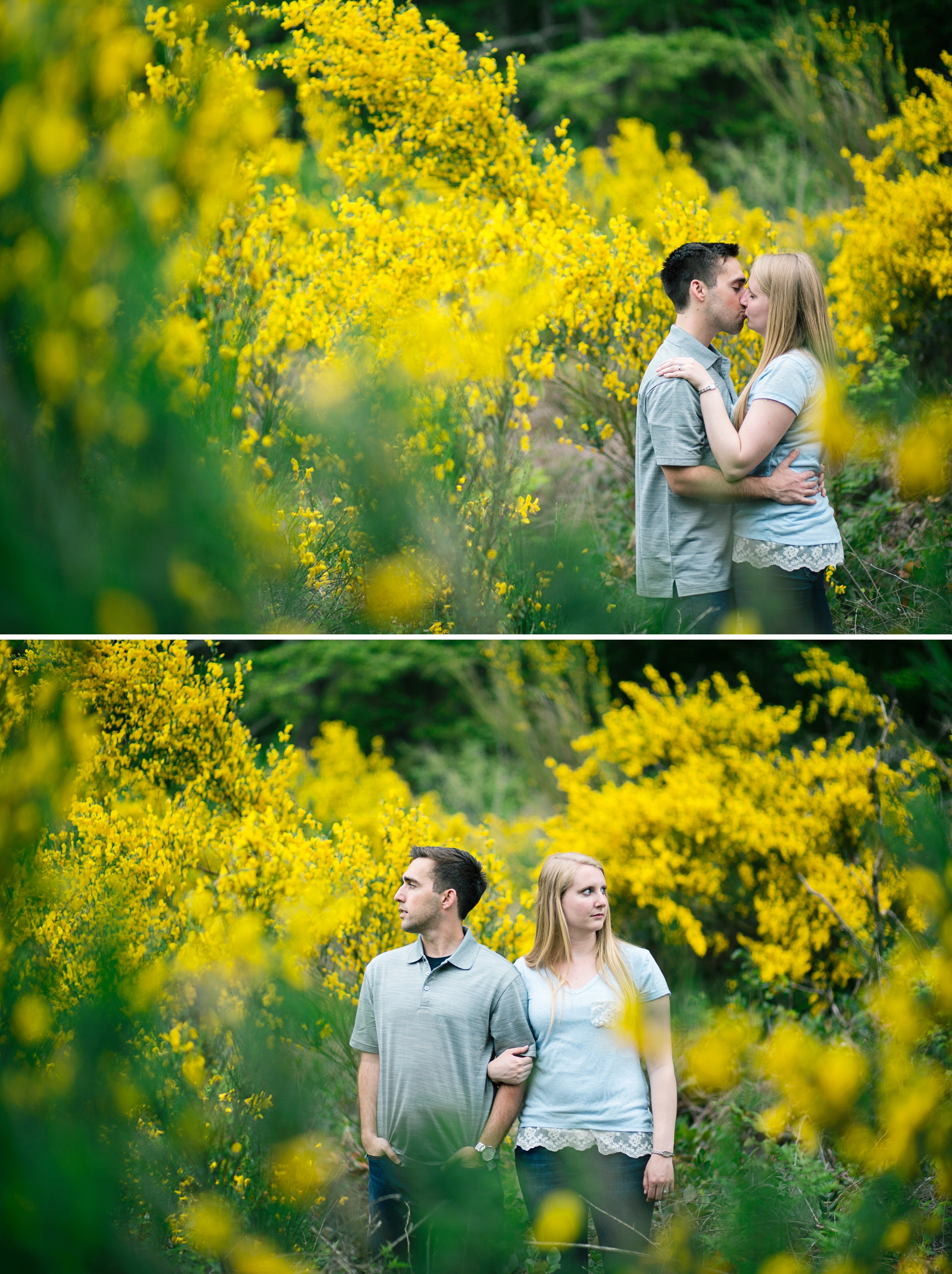 11-Issaquah-Hiking-Engagement-Photographer-Photos-Tradition-Lake-Loop-Trail-Yellow-Wild-Flowers-Seattle-Wedding-Photography-by-Betty-Elaine