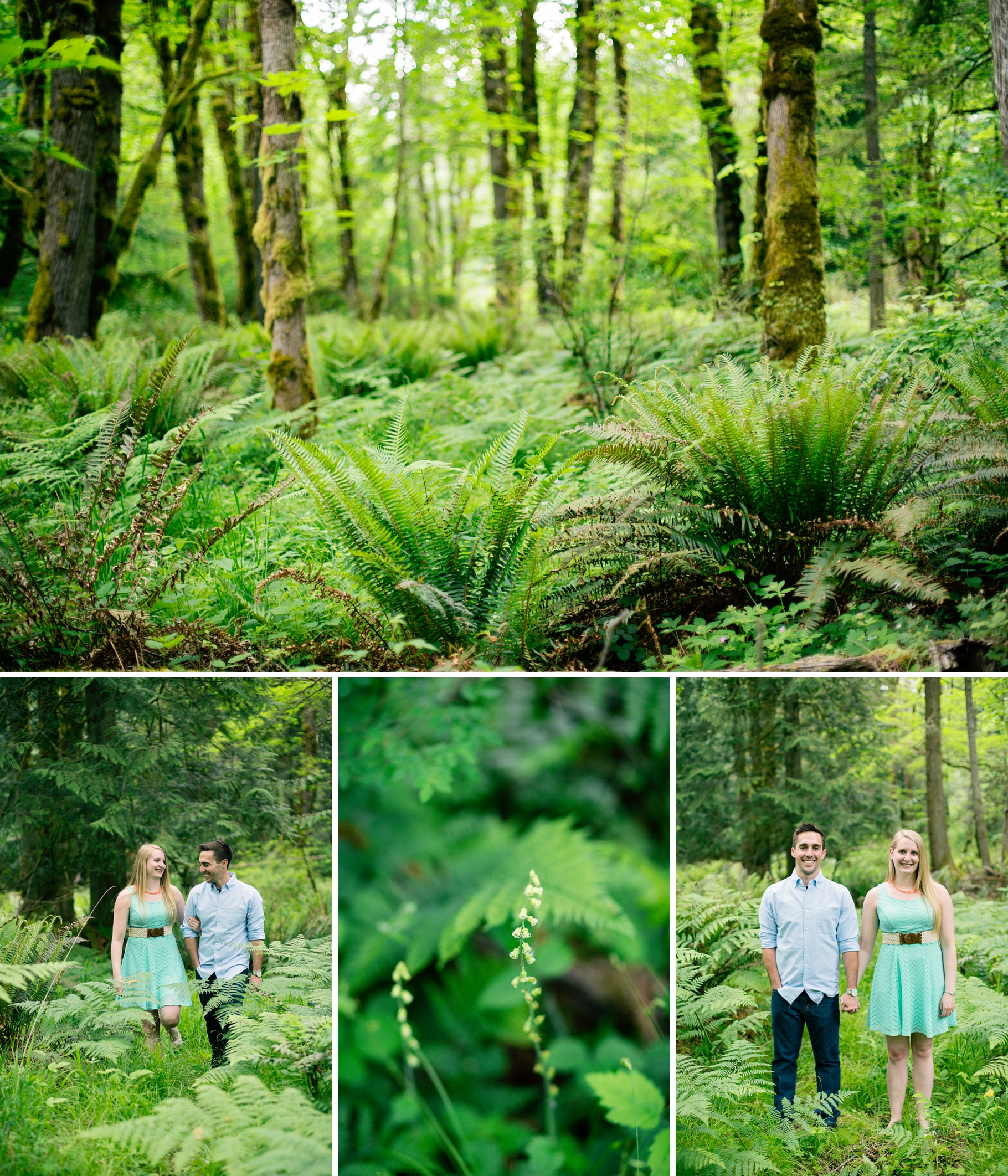 2-Issaquah-Hiking-Engagement-Photographer-Forest-Mossy-Woodland-Ferns-Tradition-Lake-Loop-Trail-Seattle-Wedding-Photography-by-Betty-Elaine