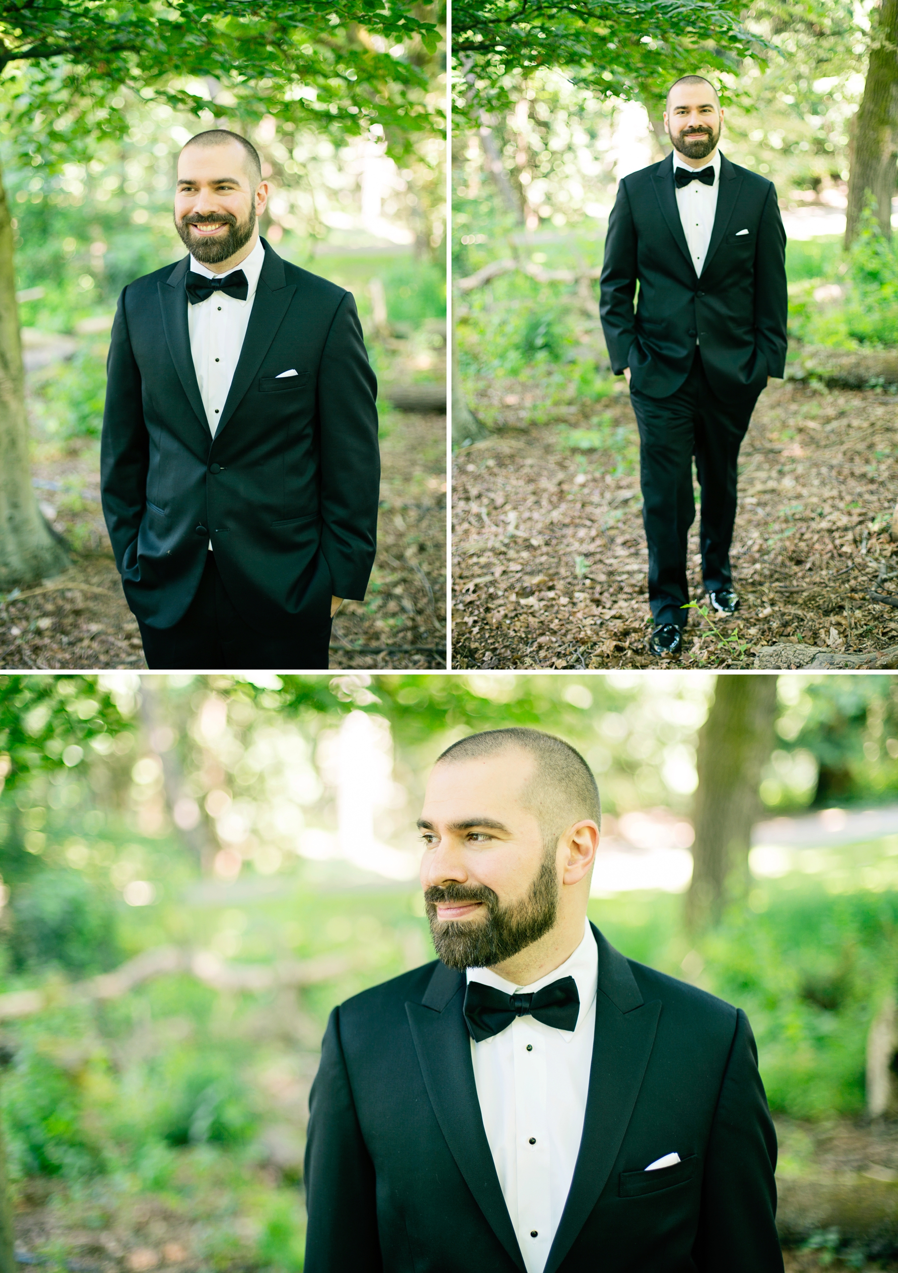 20-Groom-Portraits-Classic-Groom-Style-Bow-Tie-Black-Suit-Woodland-Park-Seattle-Wedding-Photographer-Photography-by-Betty-Elaine