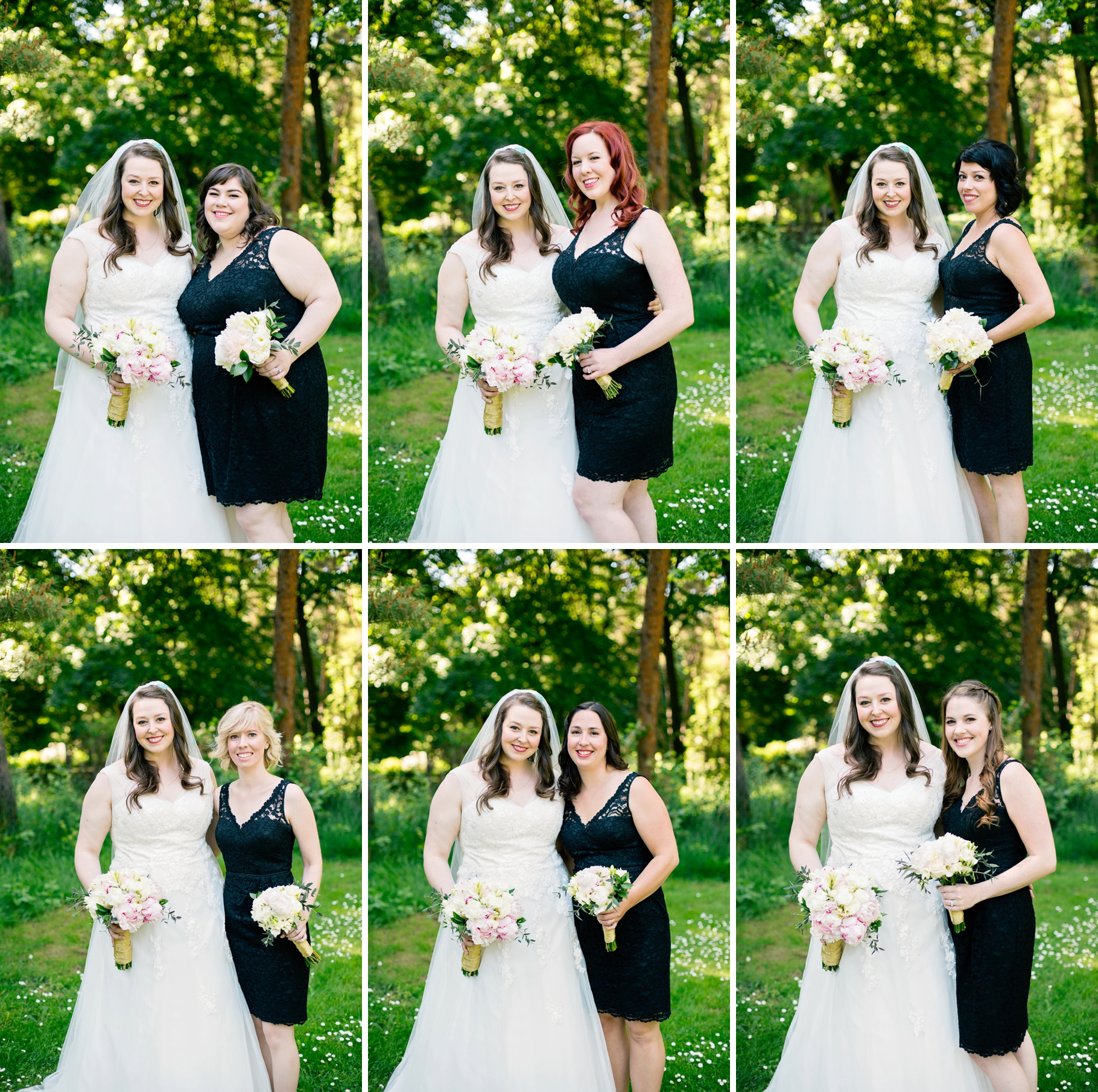 24-Bridal-Party-Portraits-Bridesmaids-Black-Dresses-Woodland-Park-Seattle-Wedding-Photographer-Photography-by-Betty-Elaine