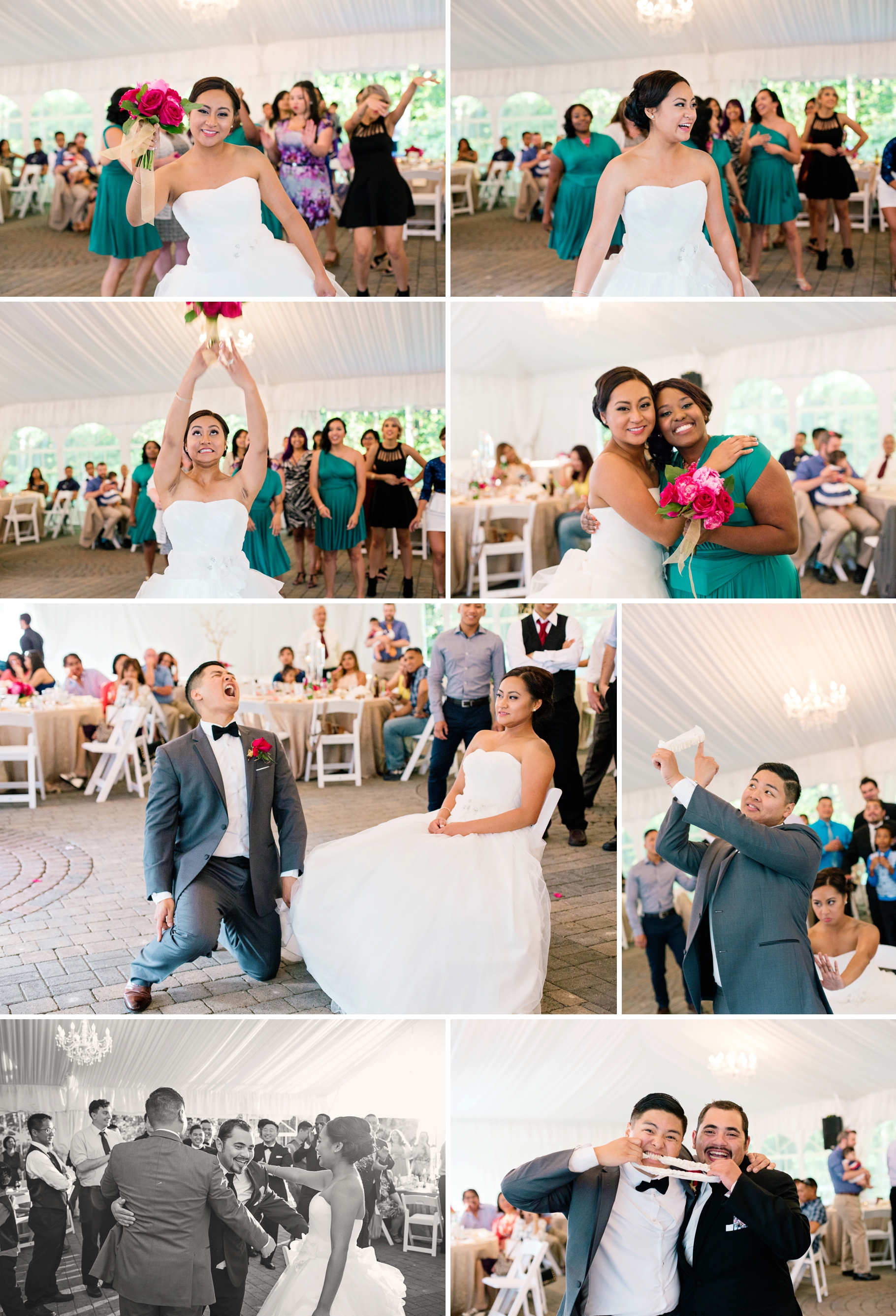 45-Reception-Bouquet-Toss-Garter-Rock-Creek-Gardens-Seattle-Wedding-Photography-by-Betty-Elaine