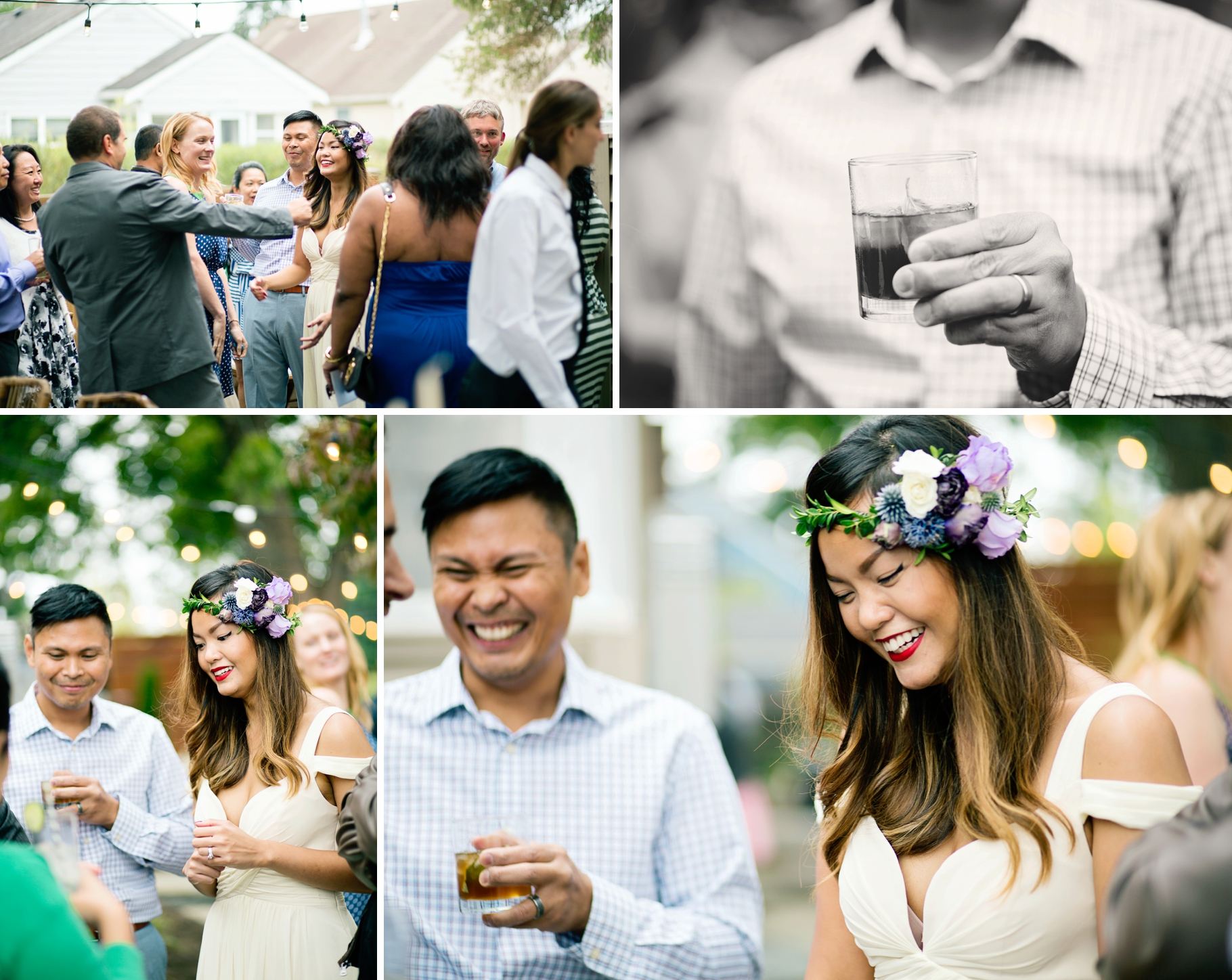 18-Wedding-Celebration-Ballard-Reception-Bride-Groom-Backyard-Garden-Bar-Cocktail-Hour-Magician-Cards-Photography-by-Betty-Elaine
