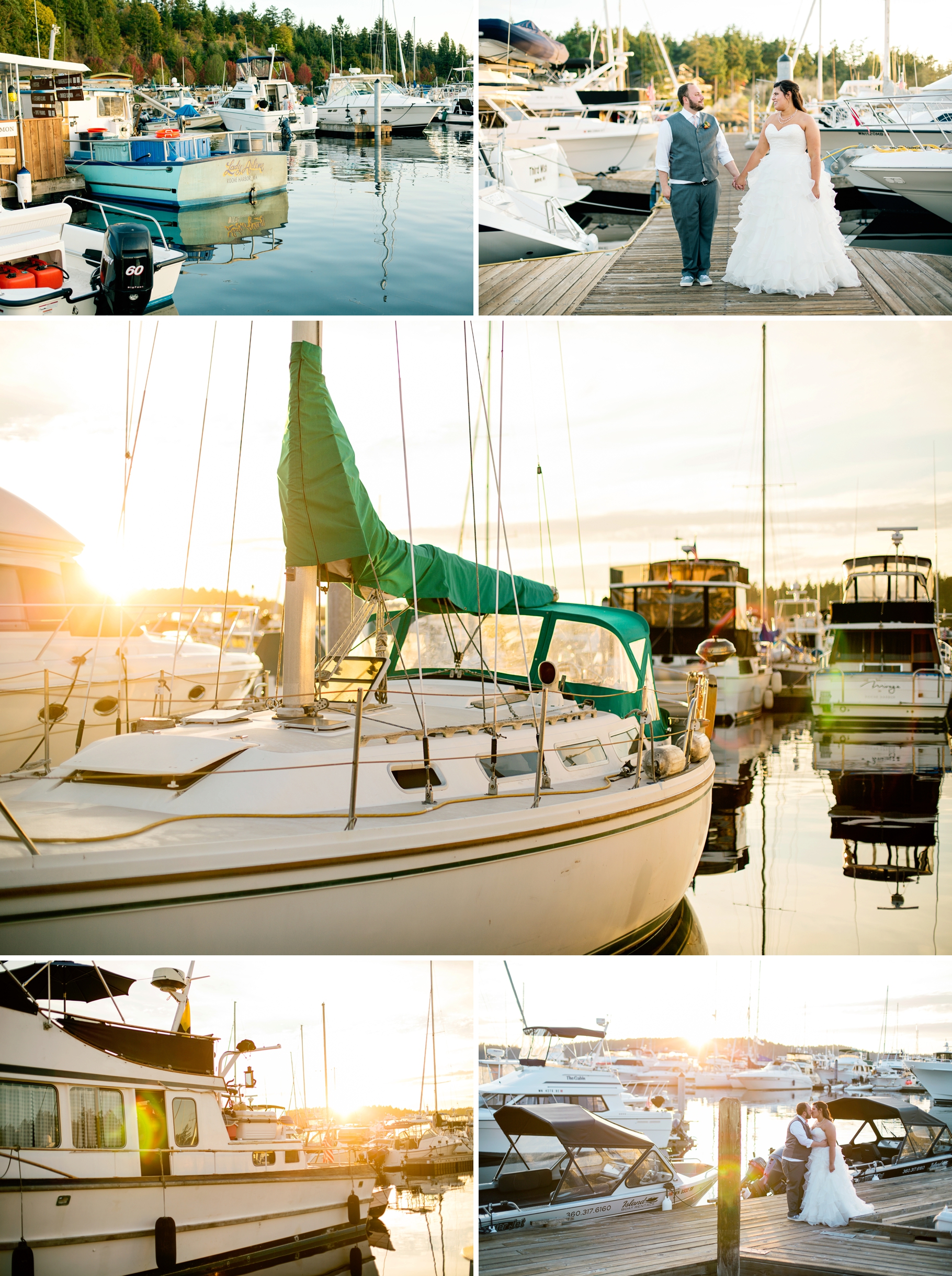48-Bride-Groom-Married-Seaside-Waterfront-Sunset-Marina-Dock-Portraits-San-Jaun-Island-Roche-Harbor-Resort-Wedding-Photographer-Northwest-Seattle-Photography-by-Betty-Elaine