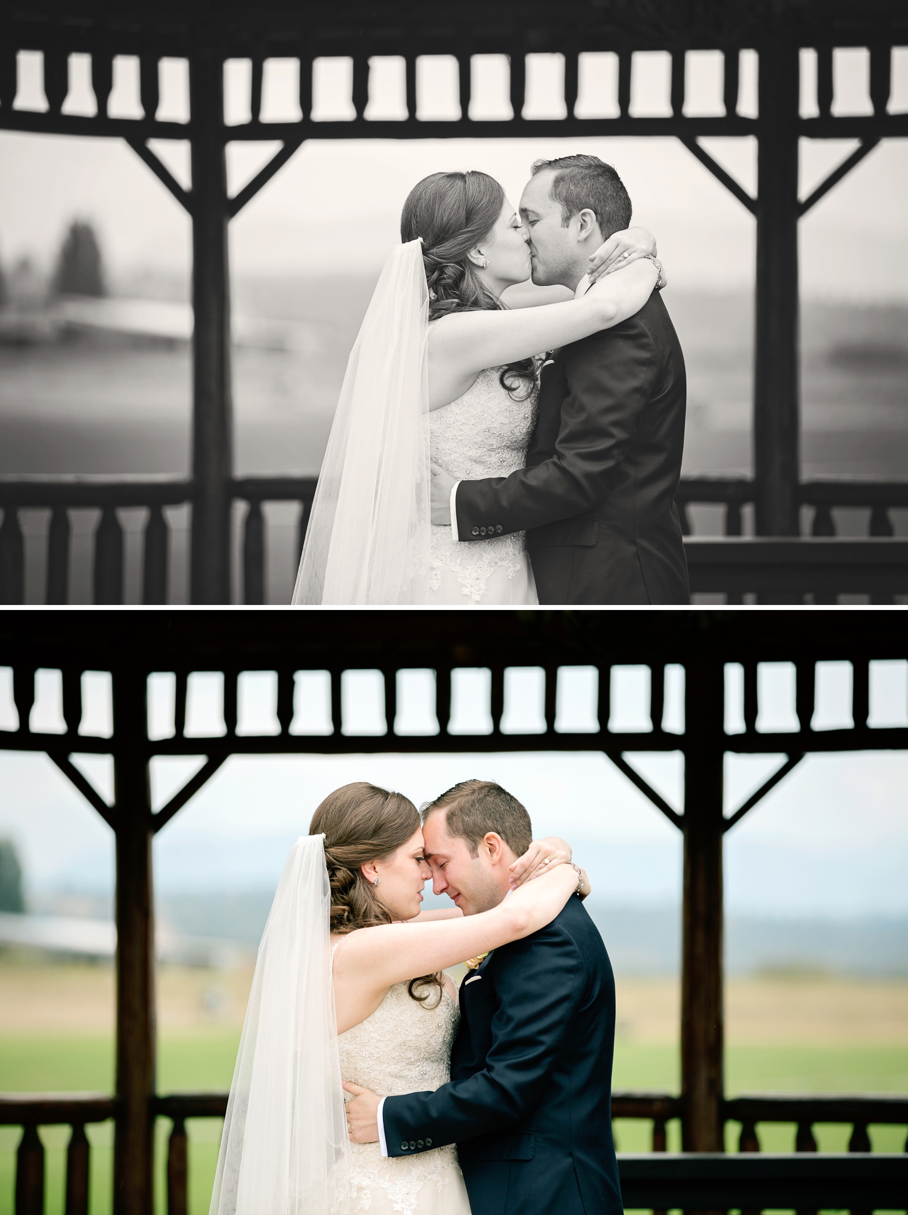 36-Ceremony-Wedding-Bride-Groom-Kiss-Hidden-Meadows-Snohomish-Wedding-Photographer-Seattle-Photography-by-Betty-Elaine