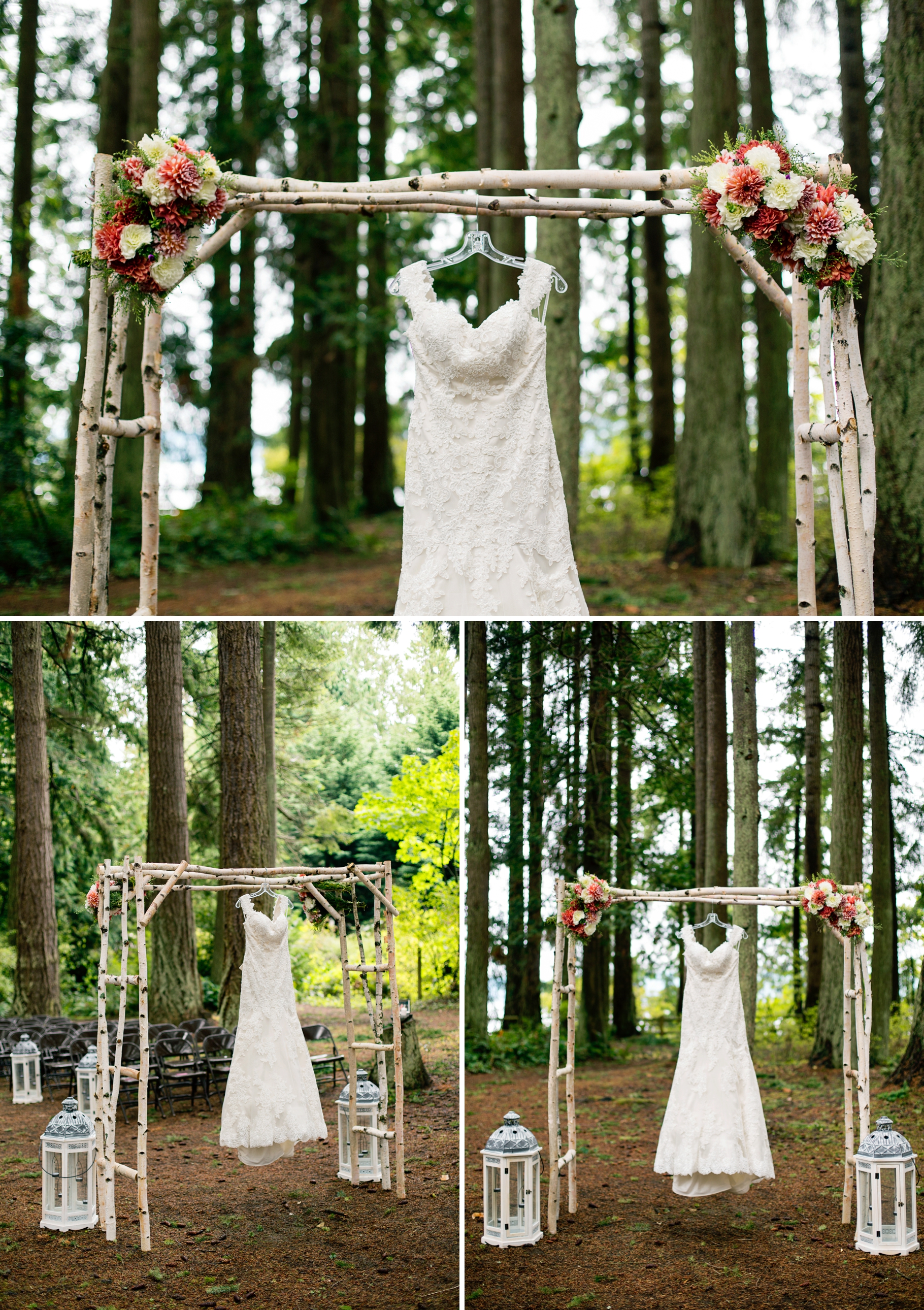 1-Kitsap-Memorial-State-Park-Wedding-Dress-Chuppah-Birch-Tree-Branches-Arbor-Forest-Northwest-Photographer-Seattle-Wedding-Photography-by-Betty-Elaine