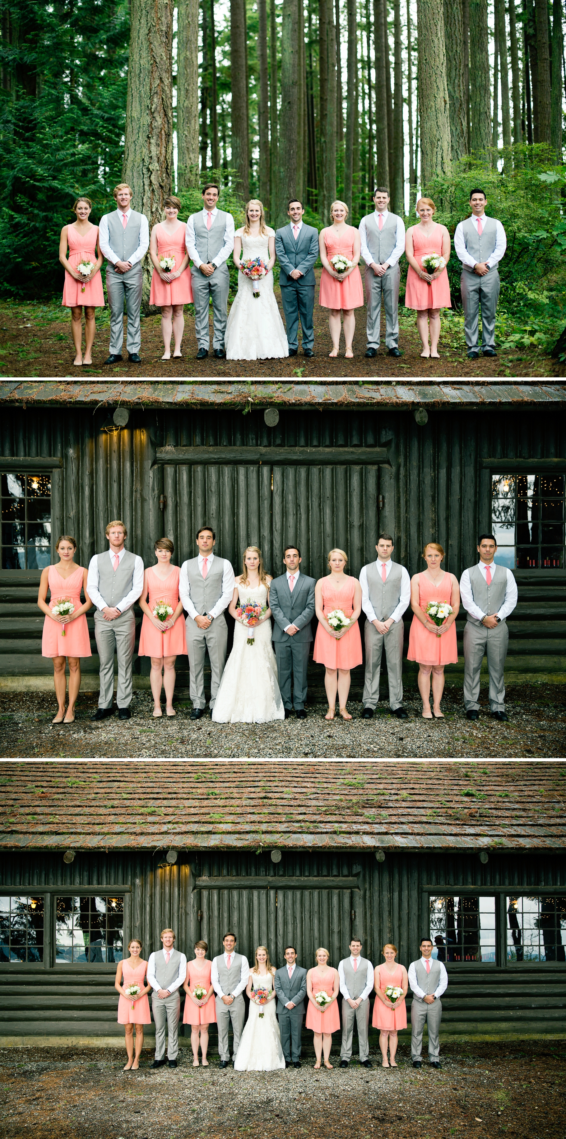 43-Wedding-Party-Portraits-Bridesmaids-Groomsmen-Bride-Groom-wooded-bluff-olympic-mountains-log-cabin-Kitsap-Memorial-State-Park-Forest-Northwest-Photographer-Seattle-Wedding-Photography-by-Betty-Elaine