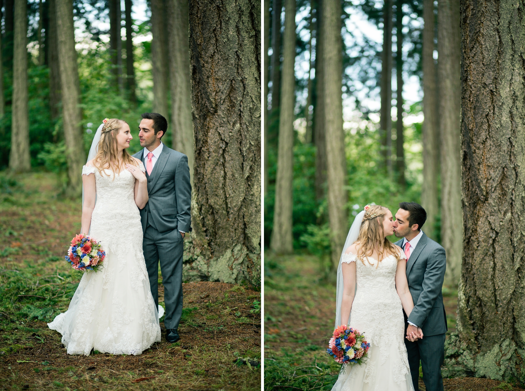 47-Bride-Groom-Portraits-Married-Bridal-Romantic-wooded-bluff-olympic-mountains-log-cabin-Kitsap-Memorial-State-Park-Forest-Northwest-Photographer-Seattle-Wedding-Photography-by-Betty-Elaine