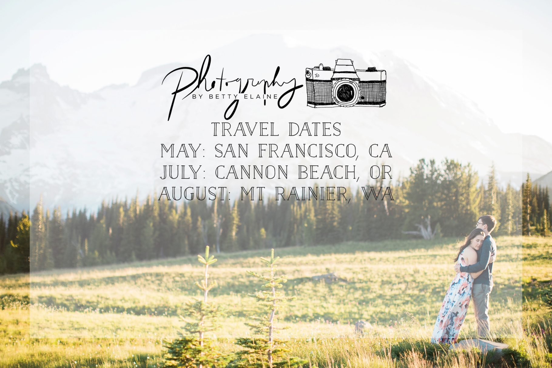 1-Travel-dates-PNW-Photography-San-Francisco-Cannon-Beach-Muir-Woods-Mt-Rainier-West-Coast-Tour-Wedding-Photographer