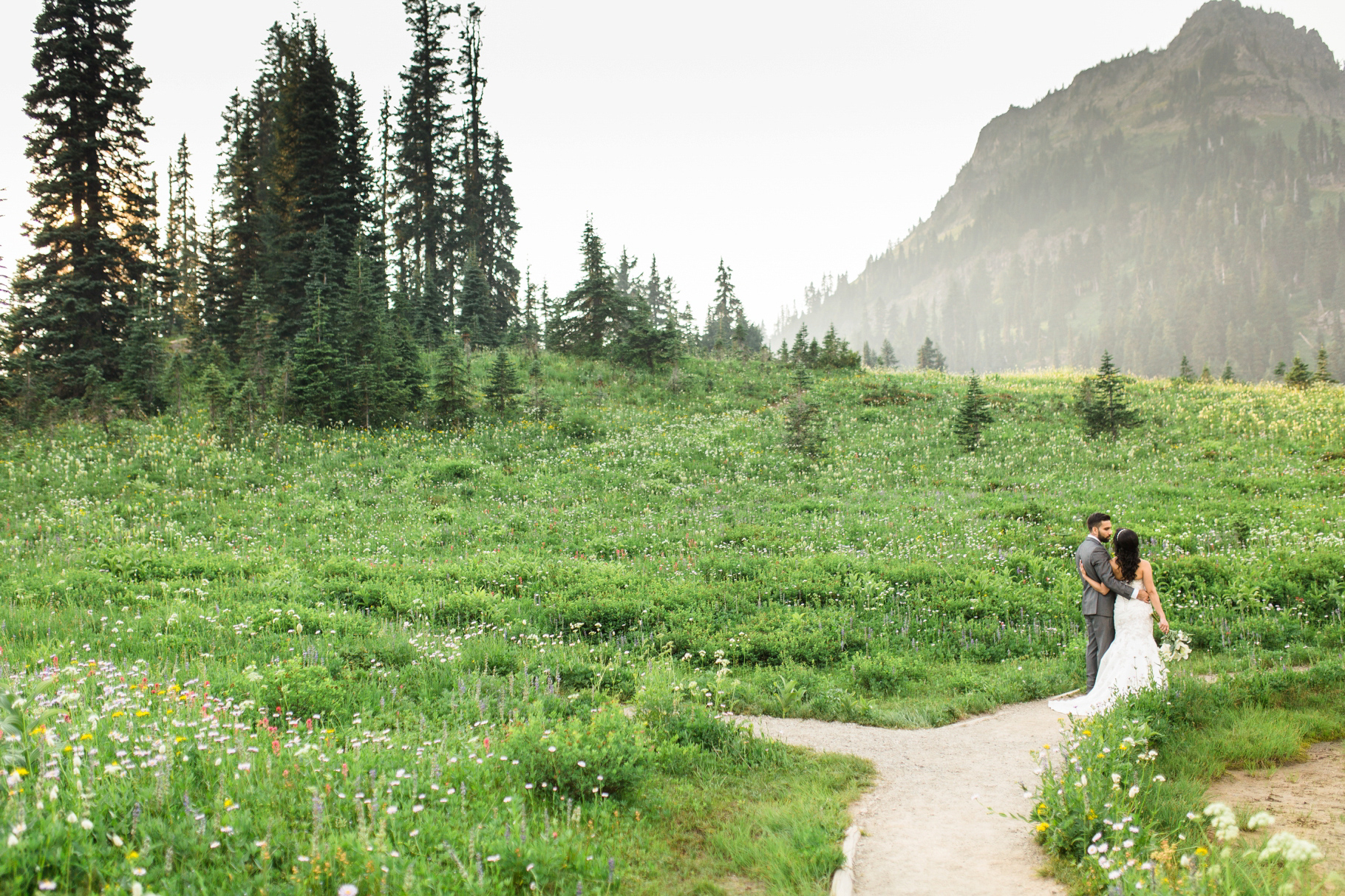 Tipsoo-Lake-Mt-Rainier-Wildflowers-Wedding-Photographer-Seattle-Photography-24