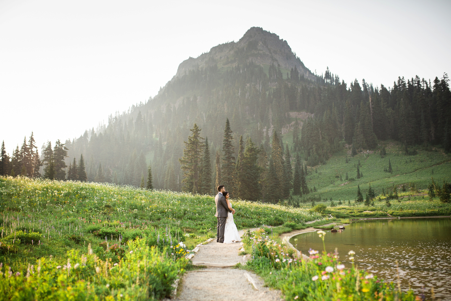Tipsoo-Lake-Mt-Rainier-Wildflowers-Wedding-Photographer-Seattle-Photography-32
