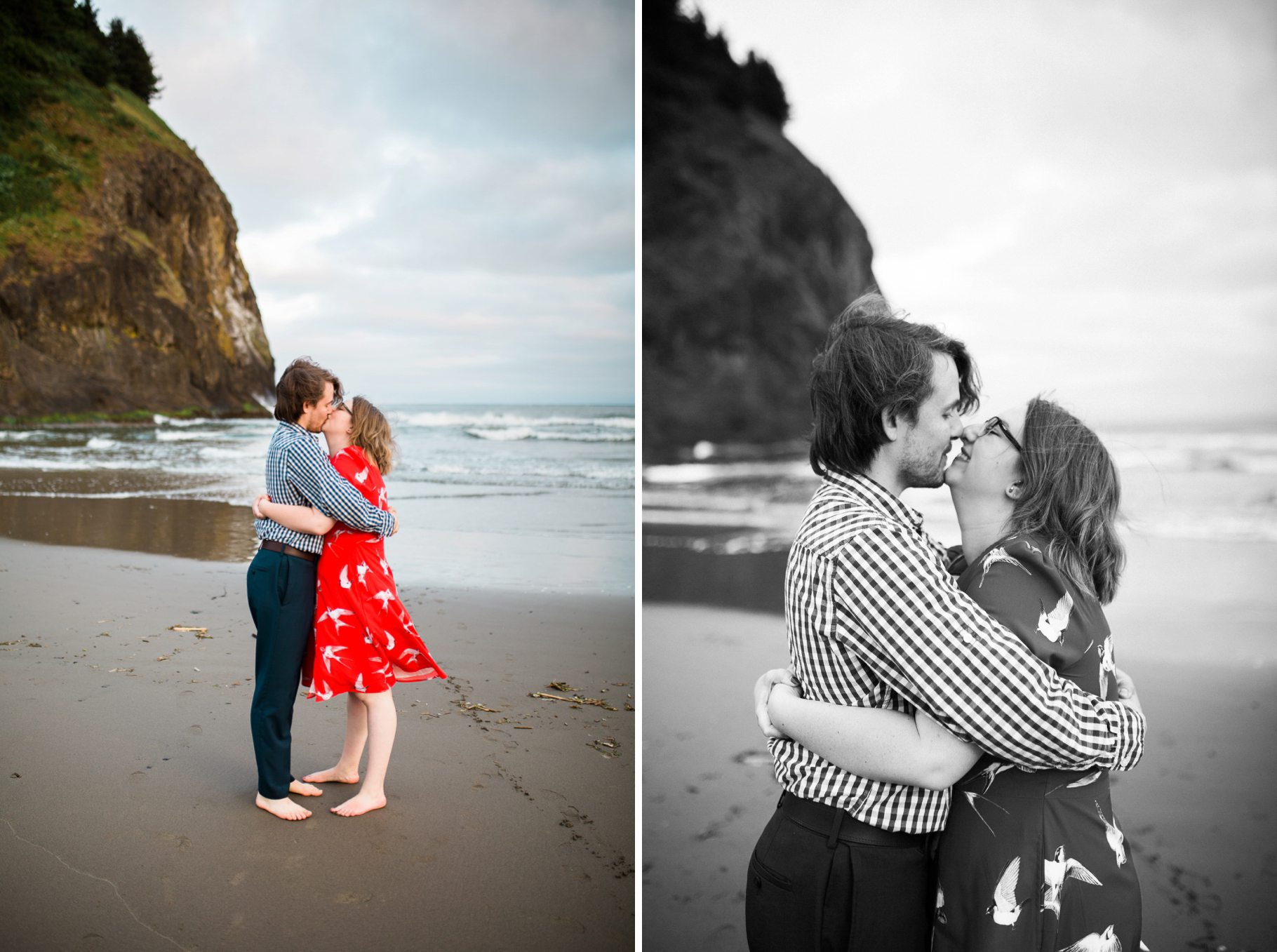 20-Waikiki-Beach-Cape-Dissapointment-Engagment-Session-Photos-Adventure-Wedding-Photographer-Northwest-Seattle-Photography