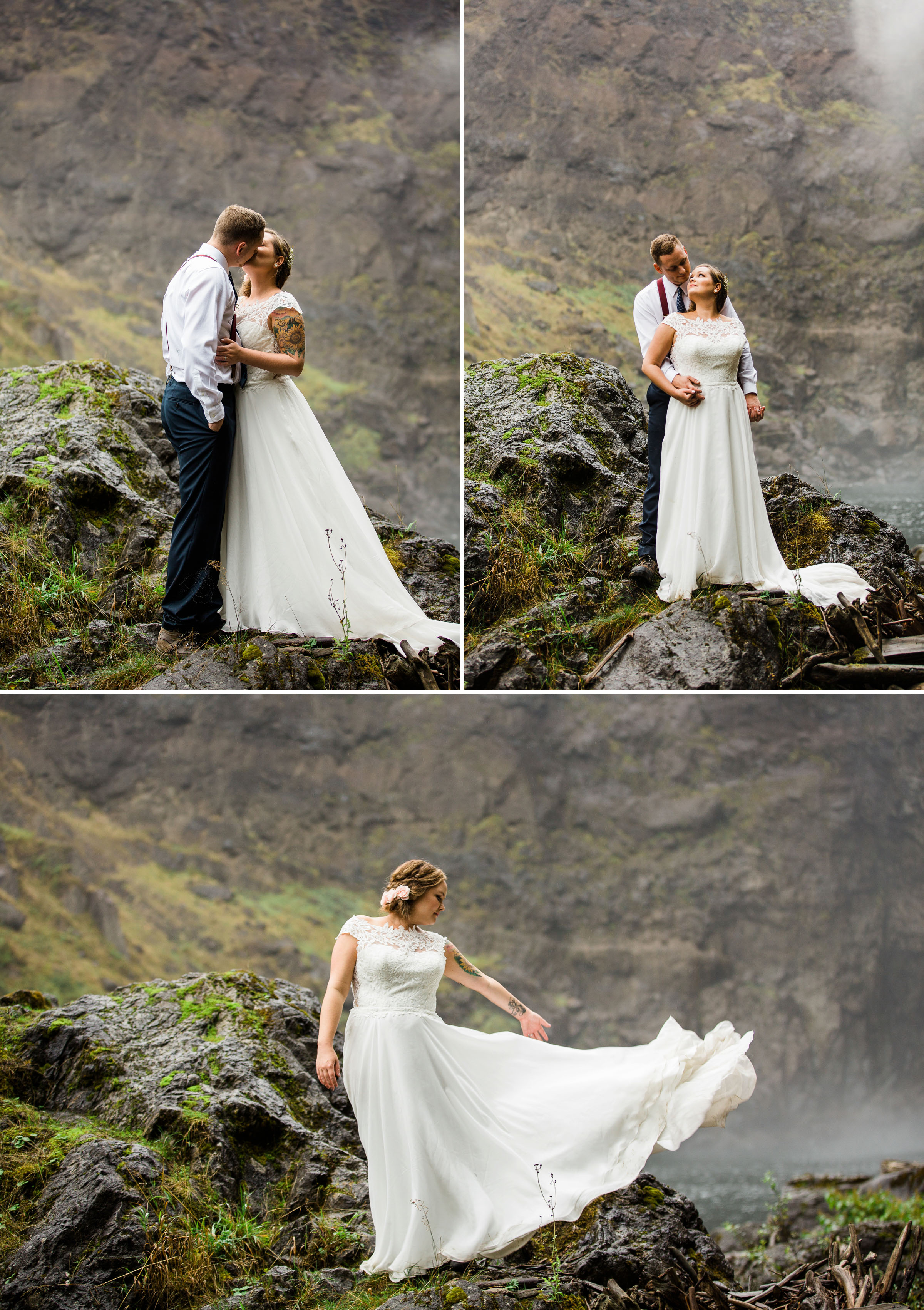 16-Seattle-Elopement-Photographer-Snoqualmie-Pass-Water-Falls-Hiking-Adventure-Wedding-Photography